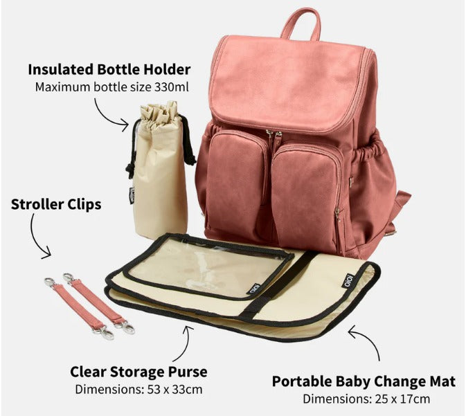 Rose 2024 diaper bag